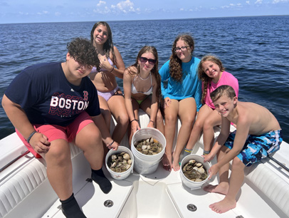 Scalloping with Angling Adventures